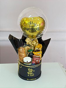 Cesta de Café da Manhã/Tarde especial dia dos Namorados - Código 0469