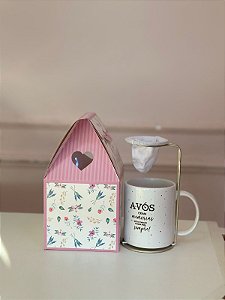 Dia dos Avós Caneca e Caixa modelo Casa - Código 0519