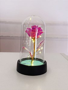 Cúpula Rosa a Bela e a Fera - Código 0548