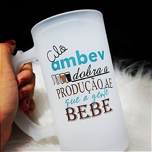 Caneca de Chopp de Vidro 460ml - Código 0053