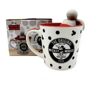 CANECA COM INFUSOR MICKEY POÁ