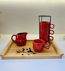 TORRE DE XICARA CAFÉ - VERMELHA