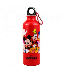 GARRAFA  ALUMINIO  VERMELHO TURMA MICKEY E MINNIE 500ML-DISNEY