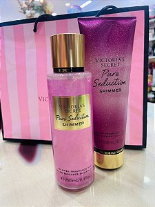 KIT BODY SPLASH + CREME VICTORIA'S SECRET -  PURE SEDUTION SHIMMER