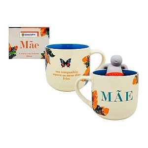 CANECA  COM INFUSOR MÃE GARDEN - ZONACRIATIVA