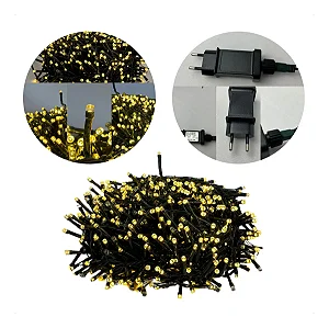 PISCA NATAL LED  STROBO 20 METROS 900 LEDS CORDÃO  PROVA D"AGUA