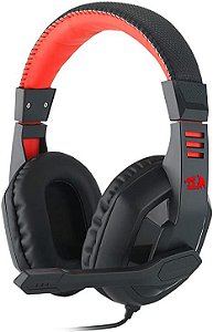 Redragon Headset Ares Gaming Preto/Vermelho