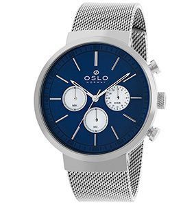 Relógio Oslo masculino slim azul