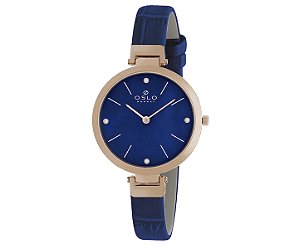Relógio Oslo Slim Feminino Azul OFRSCS9T0002
