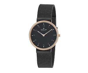 Relogio Oslo Slim Feminino Preto OFTSSS9T0005