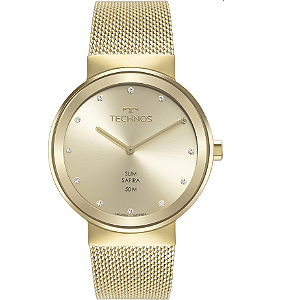 Relógio Technos Feminino Slim Dourado - 1L22WMK/1X