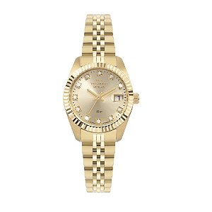 Relógio Technos Feminino Riviera Dourado 2015CEL/1X