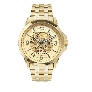 Relógio Technos Masculino Automático Dourado 8N24AK/1D