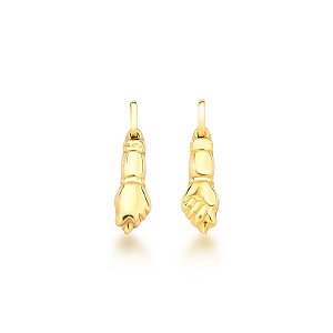 Pingente de Ouro em Formato de Figa