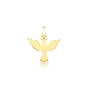 Pingente Espírito Santo Liso em Ouro 18k