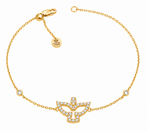 Pulseira Espírito Santo Cravejada