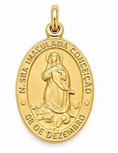 Medalha Nossa Senhora da Imaculada Conceição em Ouro