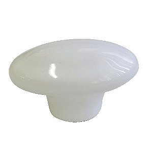 Puxador Cerâmica IL 7009 - Branco - 45x16x29MM