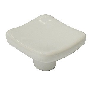 Puxador Cerâmica IL 7017 - Branco - 36MM