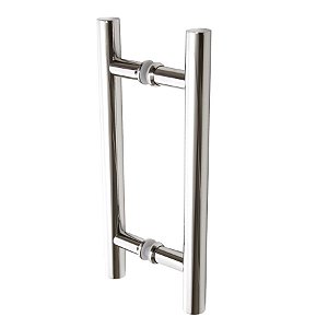 Puxador Duplo DF 907-32 - Polido - 60 cm