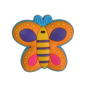Puxador Infantil - IL 5523 - Borboleta - 45x42MM