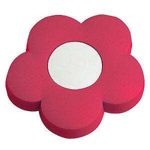 Puxador Infantil - IL 5531 - Flor Rosa - 35x50MM