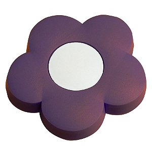 Puxador Infantil - IL 5531 - Flor Roxa - 47MM