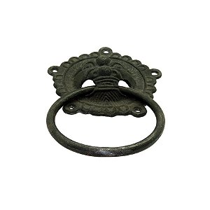 Puxador Rústico IL 6011 -  Preto - 225X150X30MM