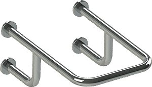 Barra de Apoio - Suporte de Pia para Lavatório - BA-8016 - Escovado - 70x48 cm