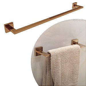 Porta Toalha - 45 cm - Eterna Red Gold