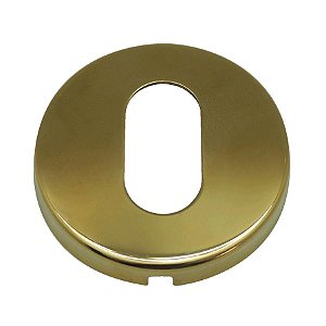 Roseta Redonda para Fechadura - IL 220 - Dourado