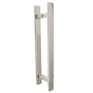 Puxador Duplo DF 933-Inox 304 - Escovado - 60 cm