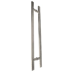 Puxador Duplo DF 934-Inox 304 - Polido - 60 cm