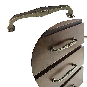 Puxador Colonial 213 - Antique- 96MM