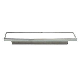 Puxador Cristal - IL 4516 - Branco - 96MM