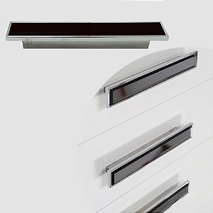 Puxador Cristal - IL 4516 - Preto - 160MM