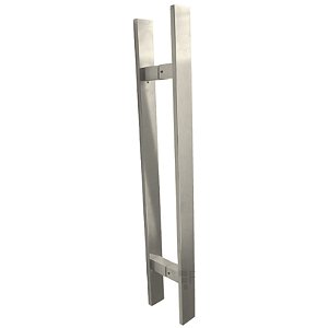 Puxador Duplo DF 926-Inox 304 - Polido - 80 cm