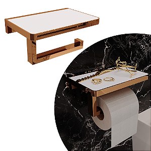 Papeleira Suporte - Eterna Red Gold