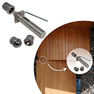 Pivot IL 100 para porta - Escovado - 380 KG