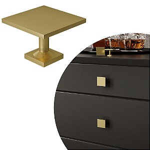 Puxador Dritto IL 2249 - Dourado Fosco - 22MM