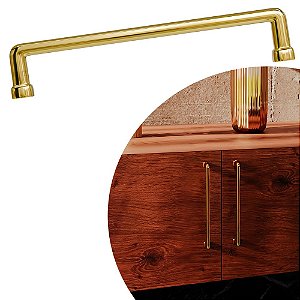 Puxador Norbello IL 1740 - Ouro Real - 288MM