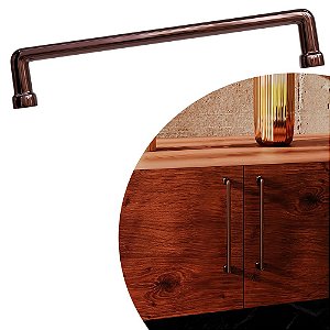 Puxador Norbello IL 1740 - Cobre Real - 96MM