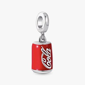 Berloque Coca-Cola Lata em Prata 925