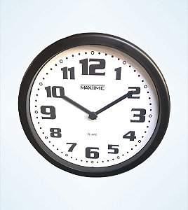 Relógio De Parede Redondo 23cm Maxtime Favorito