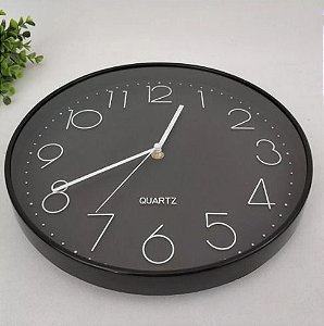Relógio De Parede 30cm Design Moderno Clean