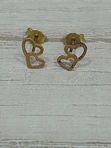Brinco dois corações