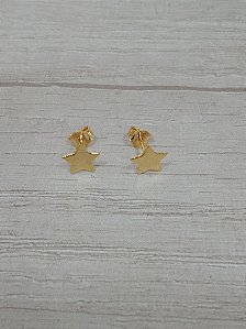 Brinco estrela lixada
