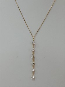 Gravata gota em zircônia