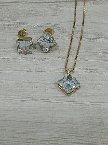 Conjunto carré zircônia 8 mm