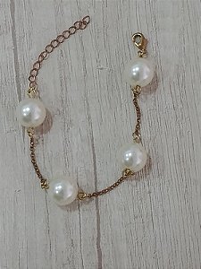 Pulseira pérola 12 mm